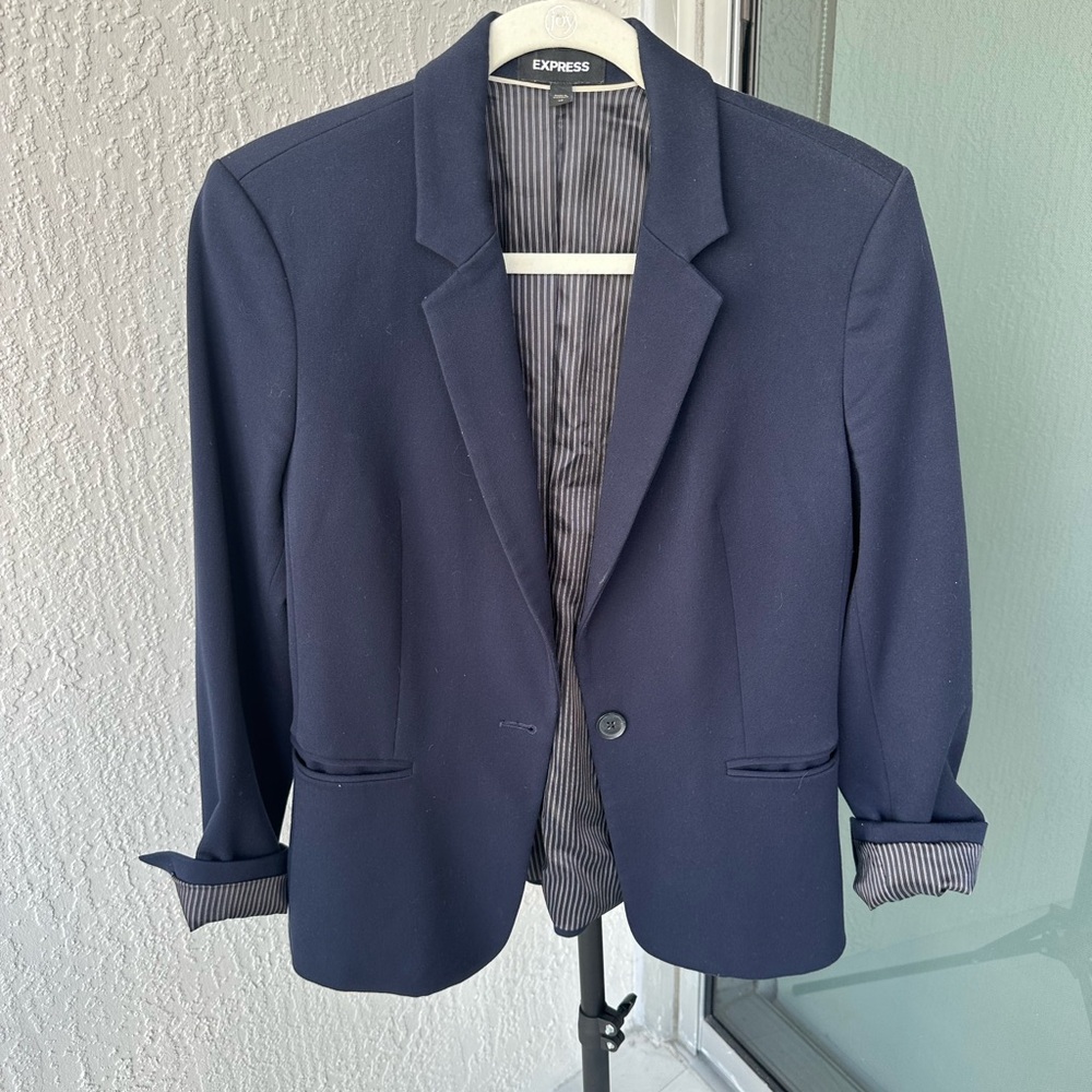 Express Women's Dark Blue Sport Coat
